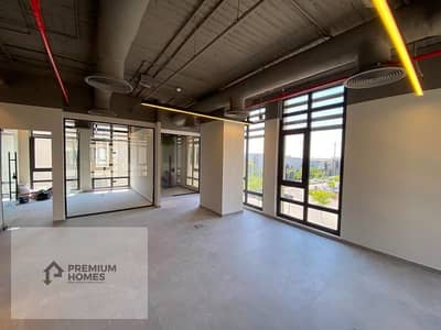 Fully finished administrative office for rent (107 sqm) Prime location in Fifth Settlement ​​Immediate handover at District 5
