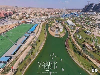 شقه للبيع في زيد ويست تطل علي 120 متر مساحات خضراء اقساط حتي 2032 متشطبه بالكامل بالتكيفات
