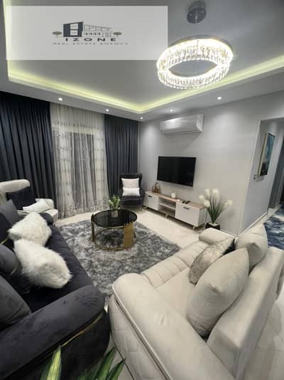 شقة مفروشة بالكامل للإيجار أول سكن في الرحاب Al Rehab City New Cairo 131 متر 3 غرف نوم 2 حمام تشطيب فندقي موقع مميز