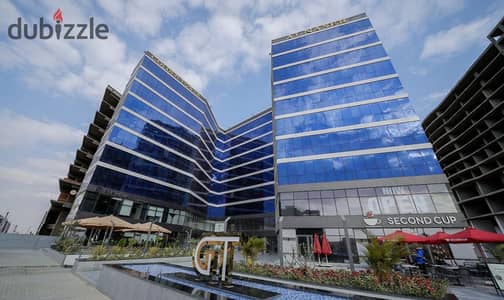 Finished office for rent, equipped with air conditioning, in a prime location within the MU23 district of the New Administrative Capital.