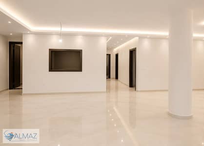 A vacant apartment, first occupancy, 200 meters, for rent in Al Narges 3 Villas in the Fifth Settlement, located next to the famous Fatima Al Sharbatl