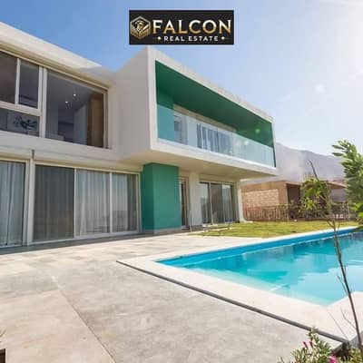 Villa for sale in ilMonte Galala (first row - Sea View) (288m - 3 floors)  very special price. Panoramic View - next to Porto Sokhna, Telal Sokhna