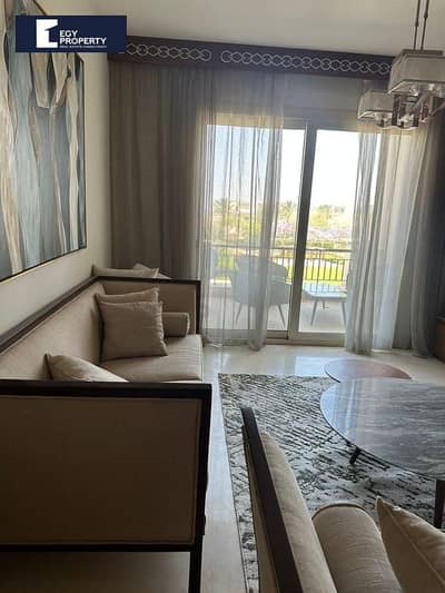 With a Greenery View Fully Finished Apartment for Sale in Uptown Cairo Compound - Mokattam