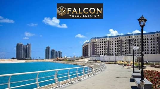 apartment in the Latin District view of the Alamein Towers and the sea Fully Finished  jof Alamein City, the airport, and Marassi. ust minutes