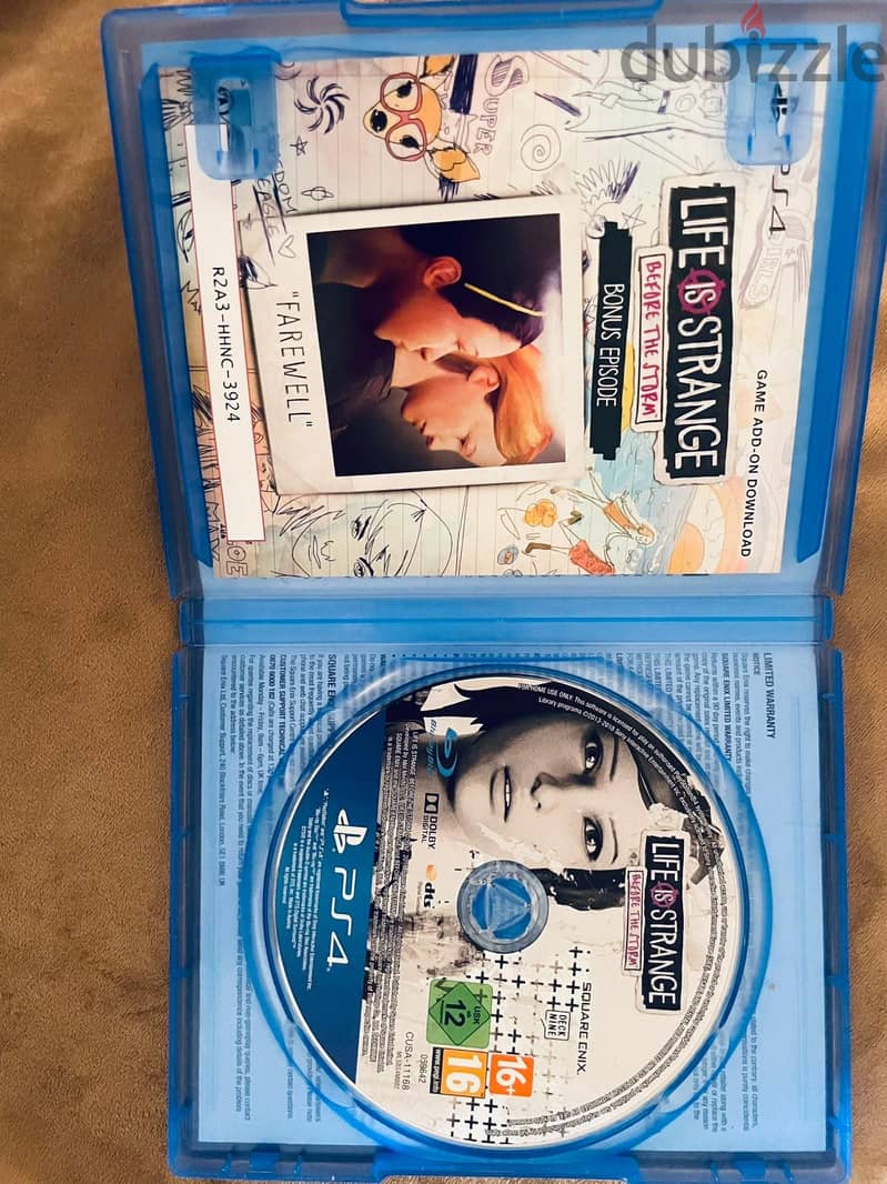 life is strange ps4 cd 1