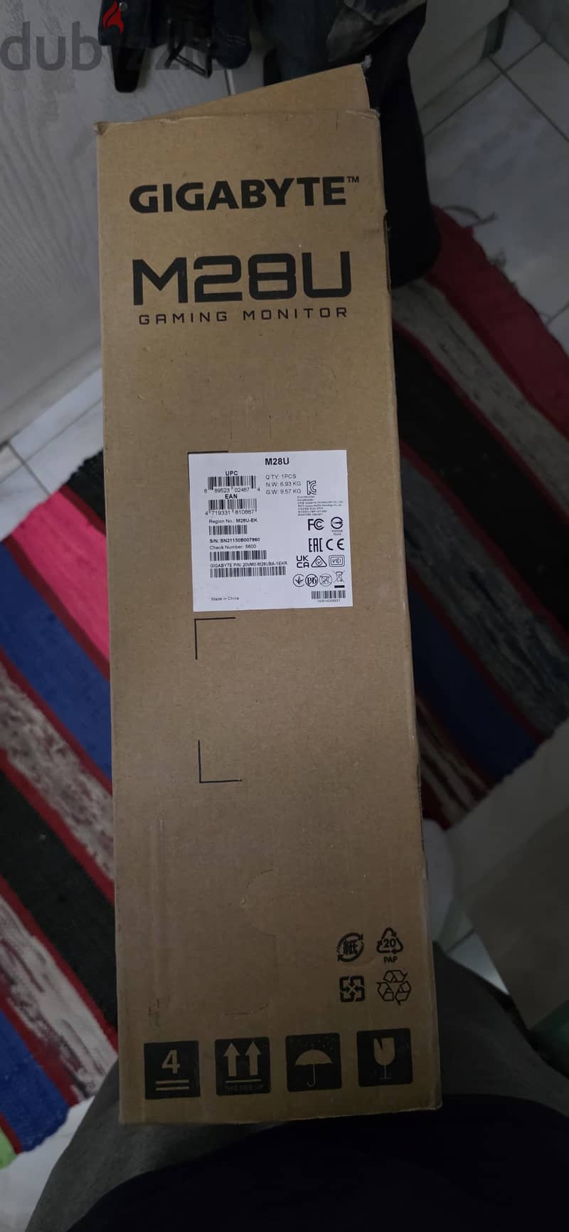 Gigabyte m28u 15