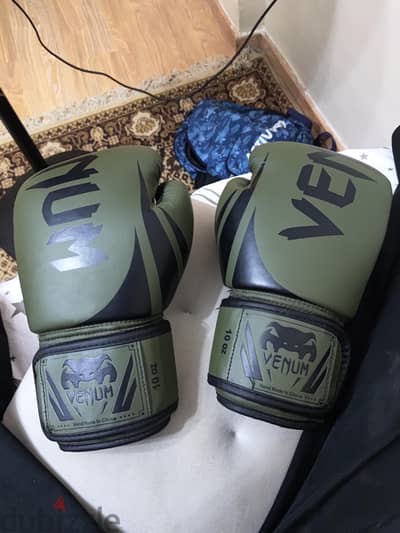 kickboxing gloves used like new 10 oz