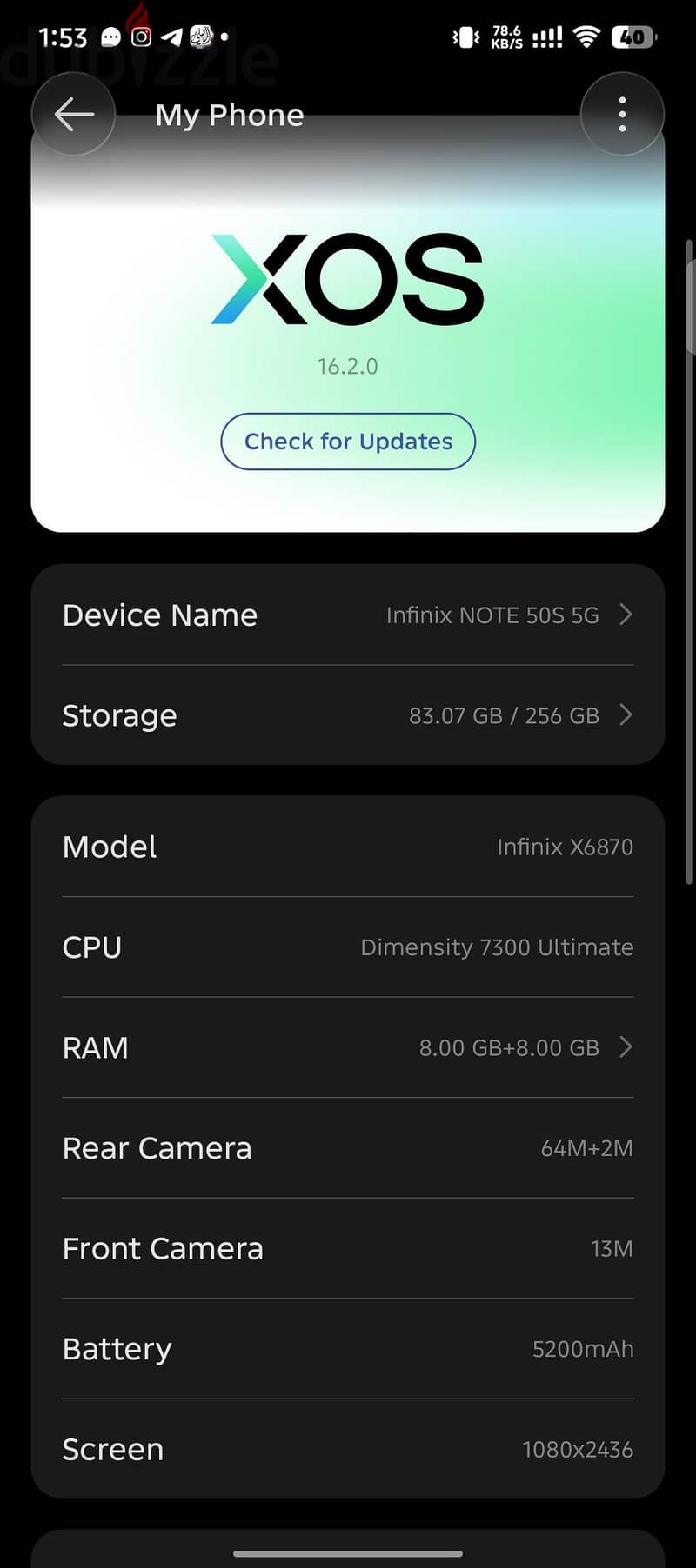 infinix note 50s 5g 1