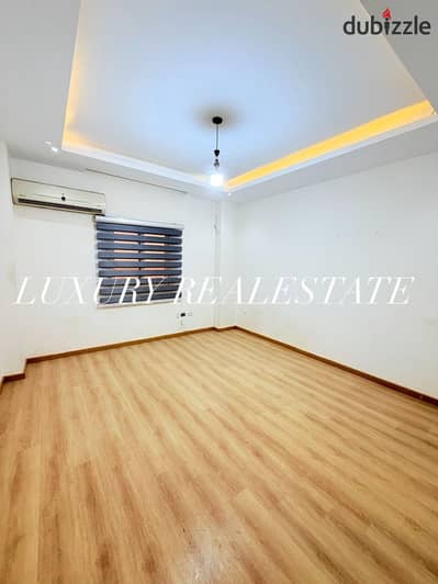 For rent: administrative apartment, 230 square meters, unit located in a prime location in District 9, Sheikh Zayed, on the second floor with elevator, villa with companies, first use, finishing works completed, consisting of: • 3 rooms • 2 bathrooms . .
