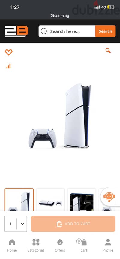 Ps 5 Slim Digital 825GB (1 Year Warranty) New