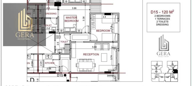 Receive your 120m² apartment in the best location in Maadi after 6 months, with installments over 2 years.