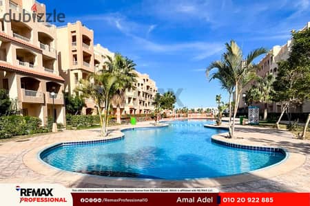 مطلات مفتوحة علي لاند سكيب وحمام سباحه شاليه للبيع في سيدى عبدالرحمن
