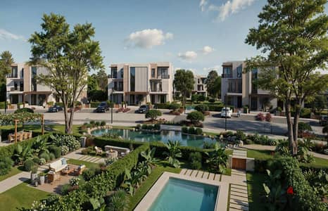 Garden Loft Very Prime Location Overlooking Pool and Landscape - Facing North | Owest by Orascom in 6 October City
