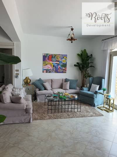 For Daily Rent Standalone Villa with Garden and Swimming Pool, Fully Furnished, First Row on Sand Lake, in Marina 6 – North Coast