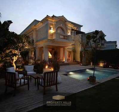 Panoramic villa, ready for immediate occupancy, 300 meters from Mountain View, next to New Giza, Dreamland, Palm Hills and Rayos
