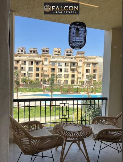 Apartment for sale on 3 facades and a fantastic view in Stone Park Compound in the Fifth Settlement