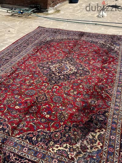 سجادة كاشان ايراني يدوي