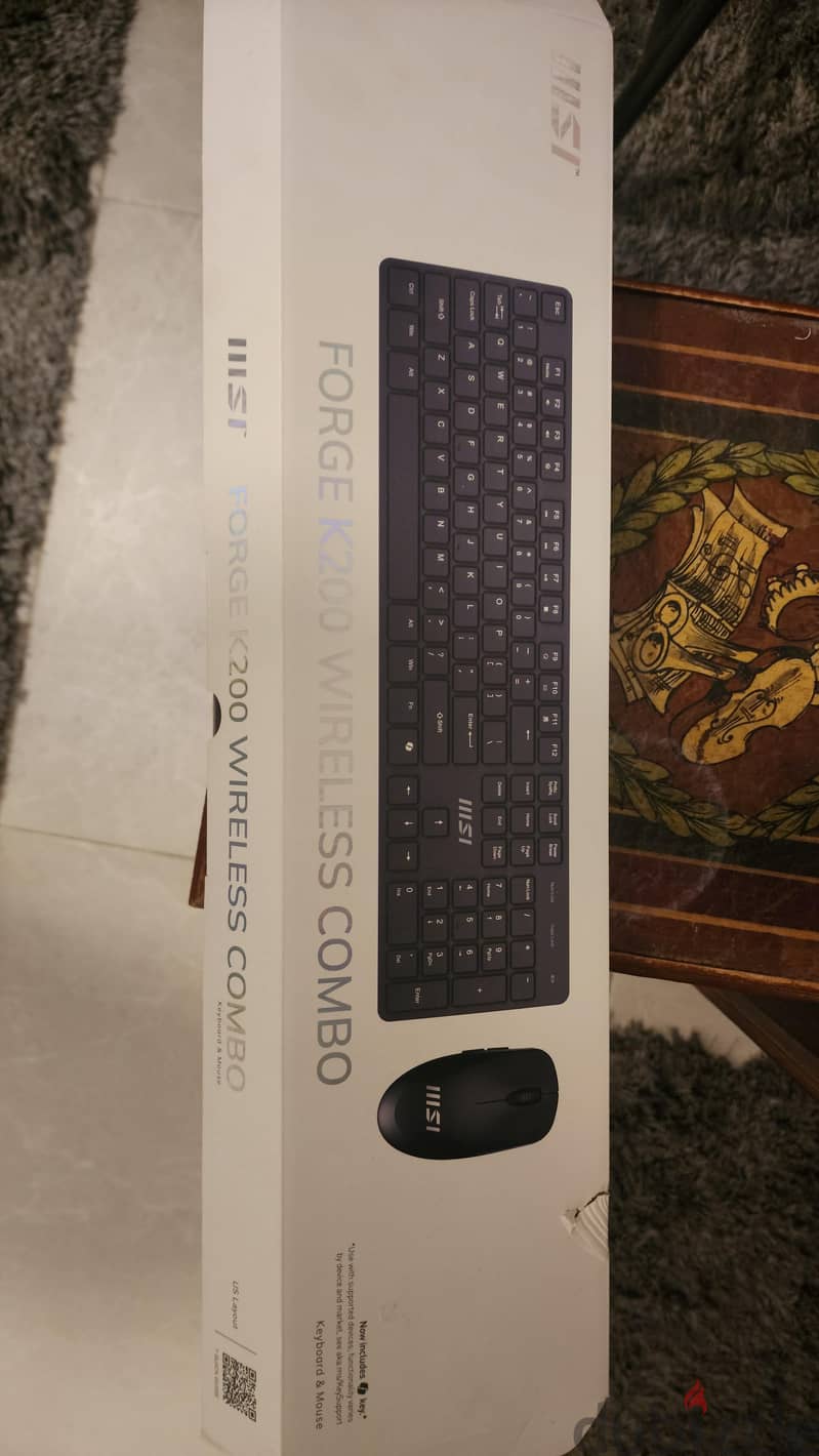 Msi forge k200 wireless keyboard & mouse 3