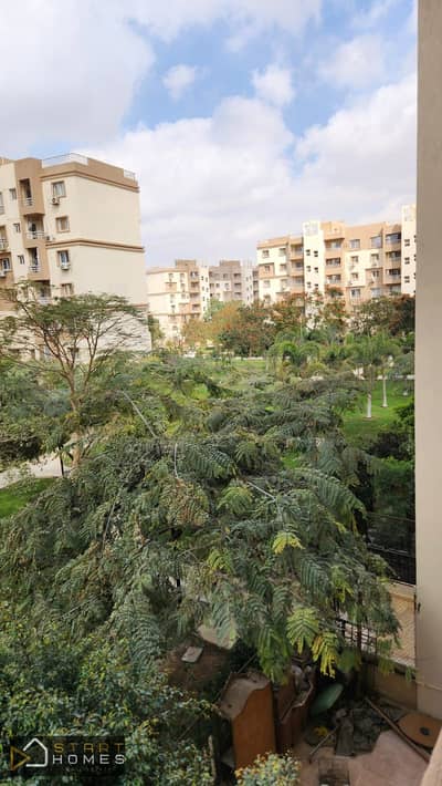 Furnished 90-square-meter, two-bedroom apartment for rent in Madinaty (Zone B6). It features a garden view and is conveniently located near South Park