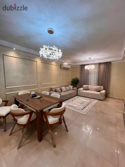  Furnished Apartment for Rent | El Rehab 2 – Phase 8 | Ground Floor with 100 SQM Private Garden | Hotel-Style Furnished | First Occupancy