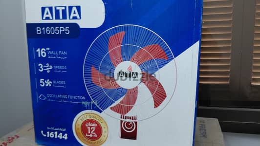 مروحة حائط Ata  وشفاط تورنيدو ٣٠ ×٣٠