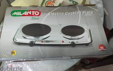 بوتاجاز كهربائي MILANTO 2 عين ستيل