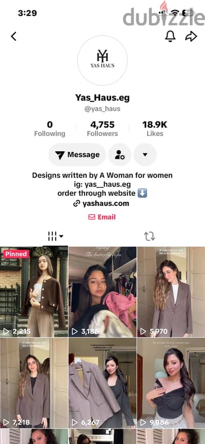 Online fashion brand for sale