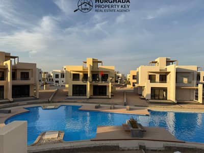 توين فيلا فاخرة 3 غرف بإطلالة لاجون في Cape, Makadi Heights