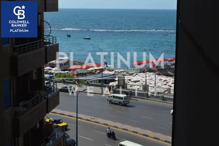 فيو مفتوح تشطيب سوبر لوكس كاملة العدادات شقة للبيع 110 م ,ميامي (خطوات من البحر)