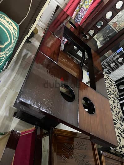 سفرة قطعتين و 6كراسي