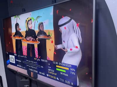 شاشه lg ٤٩ بوصه جديده فعليا استخدام بسيط جدا