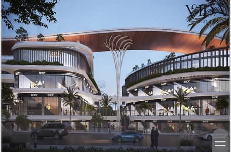 43 sqm shop for sale at Halo Commercial Hub, 6 October, beside Wadi Degla Club. 1% down payment, installments up to 10 years.