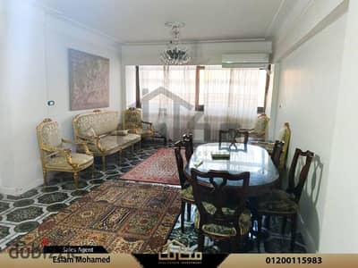 Apartment for sale 135 meters net in Saba Pasha between Abu Qir and the tram