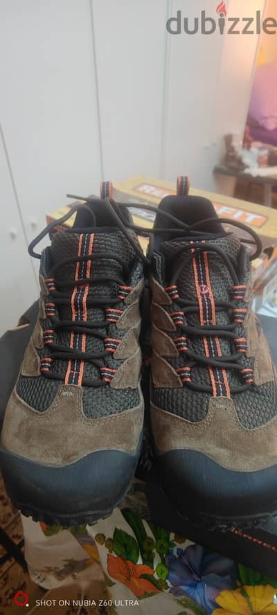 جزمة ماركة ميريل سيفتى - Chameleon 7 Limit Wp J12767 Brown Hiking Shoe