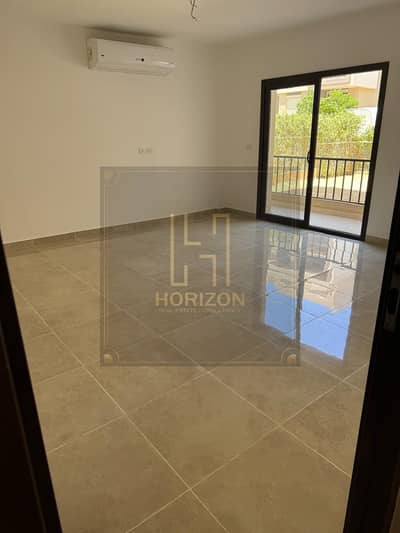 Semi furnished studio with garden rent in Compound Fifth Square Al Marasem New Cairo