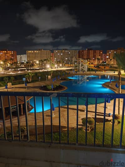 For rent in the North Coast, Golf Porto Alamein Village, fully equipped hotel chalet.