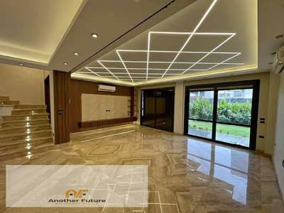 A distinctive townhouse for sale in a compound at the entrance of Zayed 1, just minutes from HyperOne.