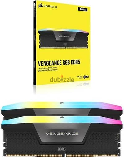 رامات كورسير ddr 5 حجم 64 جيجا تردد 6600 hz