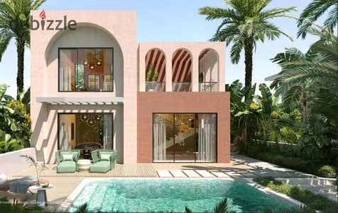 Lowest Price Villa Double Lagoon View and Facing North - Only 5% DP Over Long Term Payment Plan - In Ras El Hekma North Coast