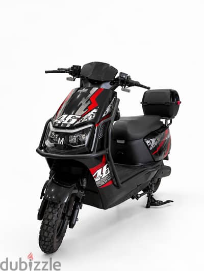 SPARK 46 Electric Scooter 1500W 72V/30Ah Lithium Battery - Black