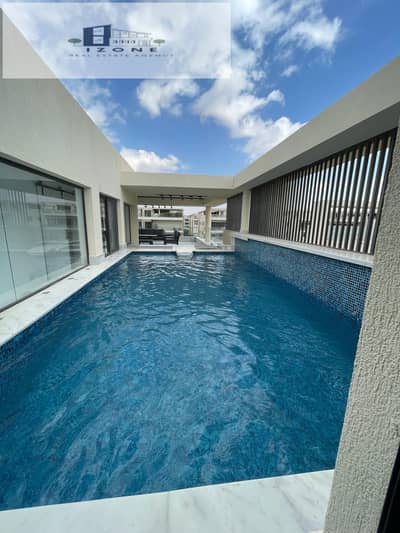 أفضل موقع بنتهاوس للبيع في ليك فيو ريزيدينس Lake View residense  القاهرة الجديدة New Cairo مساحة 266 متر 3 غرف نوم تشطيب ألترا سوبر لوكس بحمام سباحة