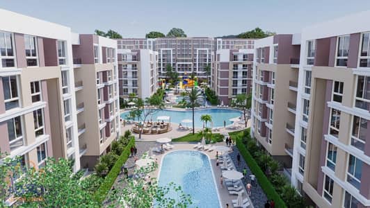 شاليه للبيع 69 متر دور اول فترة سداد طويلة في ميليا في العلمين الجديدة new alamein north coast
