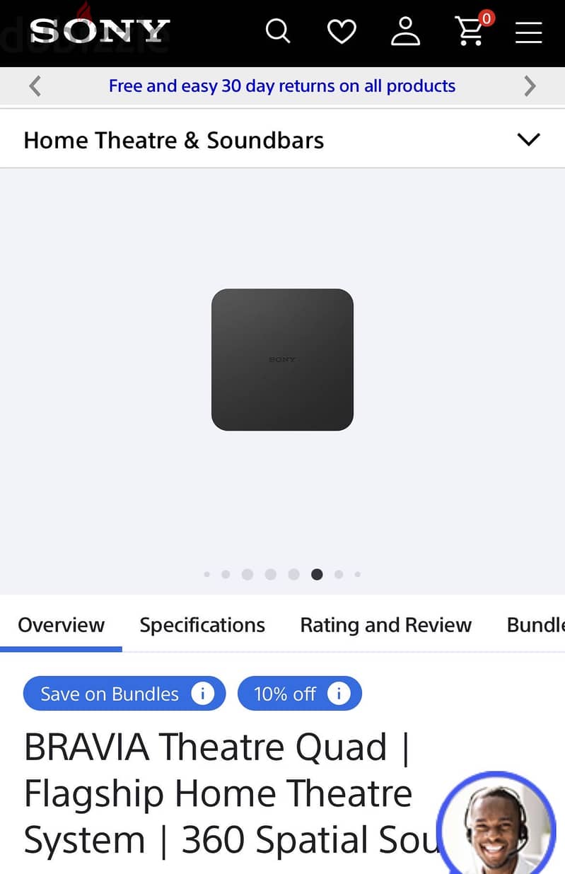 Sony bravia theatre quad 8