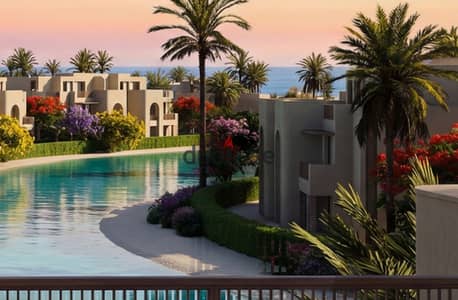 Finished villa, sea view for sale in Lyv Ras El Hekma, North Coast, in installments over 8 years