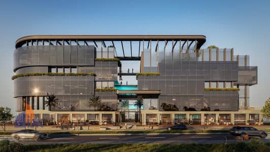 Commercial shop for sale, ground floor, directly on the plaza in the South Academy area, in the heart of Fifth Settlement, New Cairo