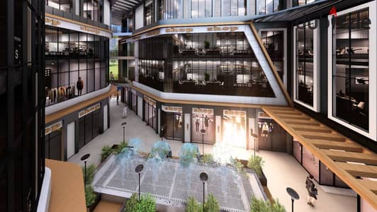 Commercial Shop for Sale – Ground Floor – At the Mall Entrance – Directly Overlooking the Plaza – 25 sqm + 8 sqm Outdoor Area – Rekaz El Shorouk 3 Mal