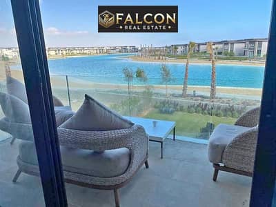 panoramic lagoons view fully finished chalet for sale in 12yr installment in marina near to marassi and hacienda bay and near marselia sidi abdelraham
