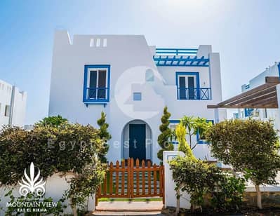 DELIVERY NOW FINISHED VILLA FOR SALE DIRECT LAGOON WITH LOWEST DP 10% ONLY IN MOUNTAIN VIEW RAS AL HEKMA IN NORTH COAST