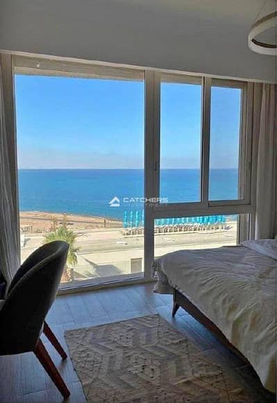 **Ready-to-Move Chalet with Lagoon View & Overlooking New Alamein Towers | Available for Immediate Viewing