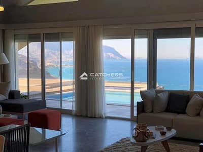 **Lowest Price for a 2-Bedroom Chalet with Direct Lagoon View | Ready to Move & Available for Immediate Viewing on New Alamein Beach